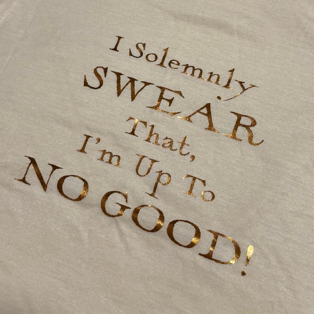 HARRY POTTER Wizarding World tank. “I solemnly sweat that I’m up to no good”. - Picture 6 of 6